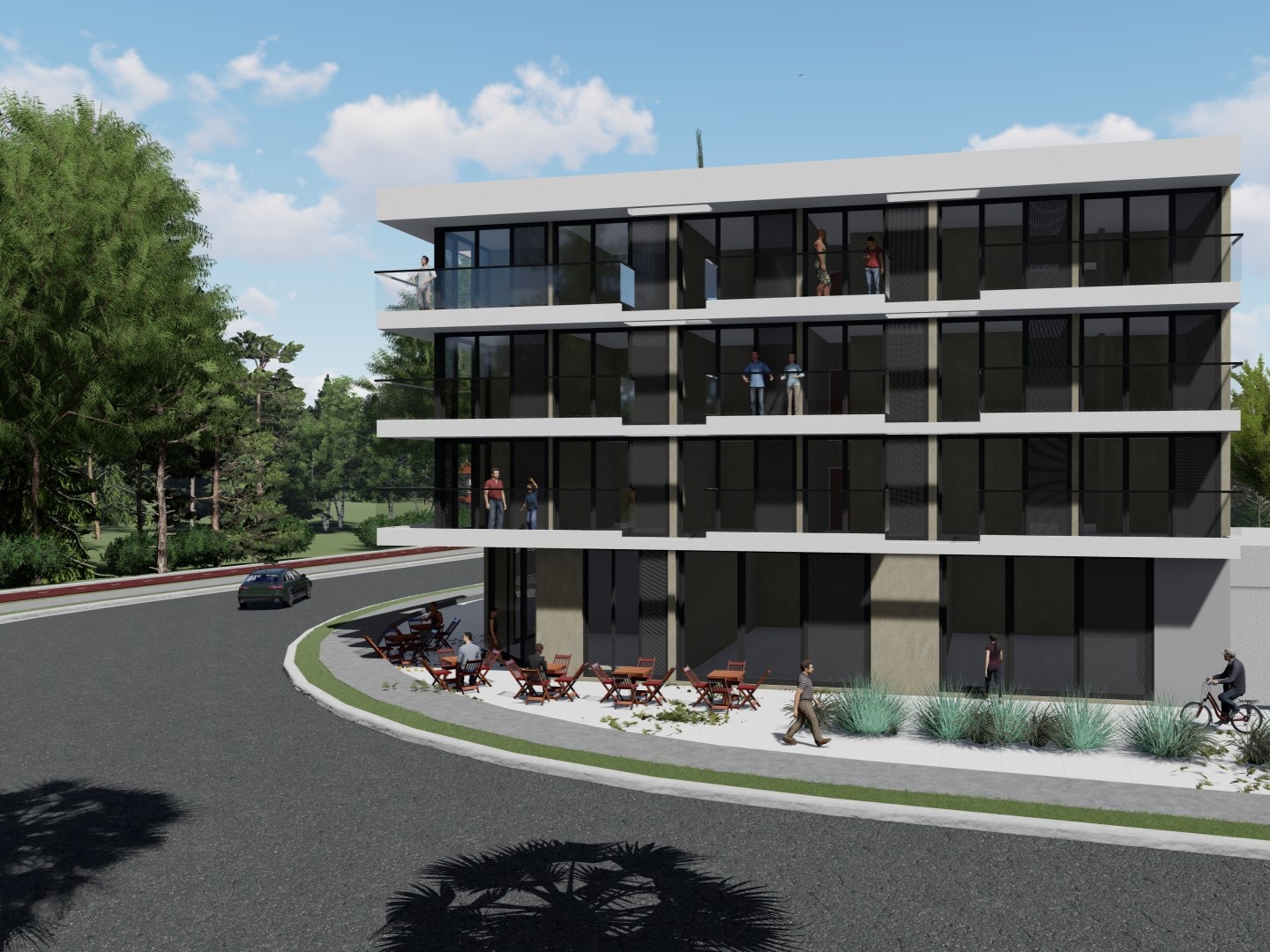 construcción proyecto comercial